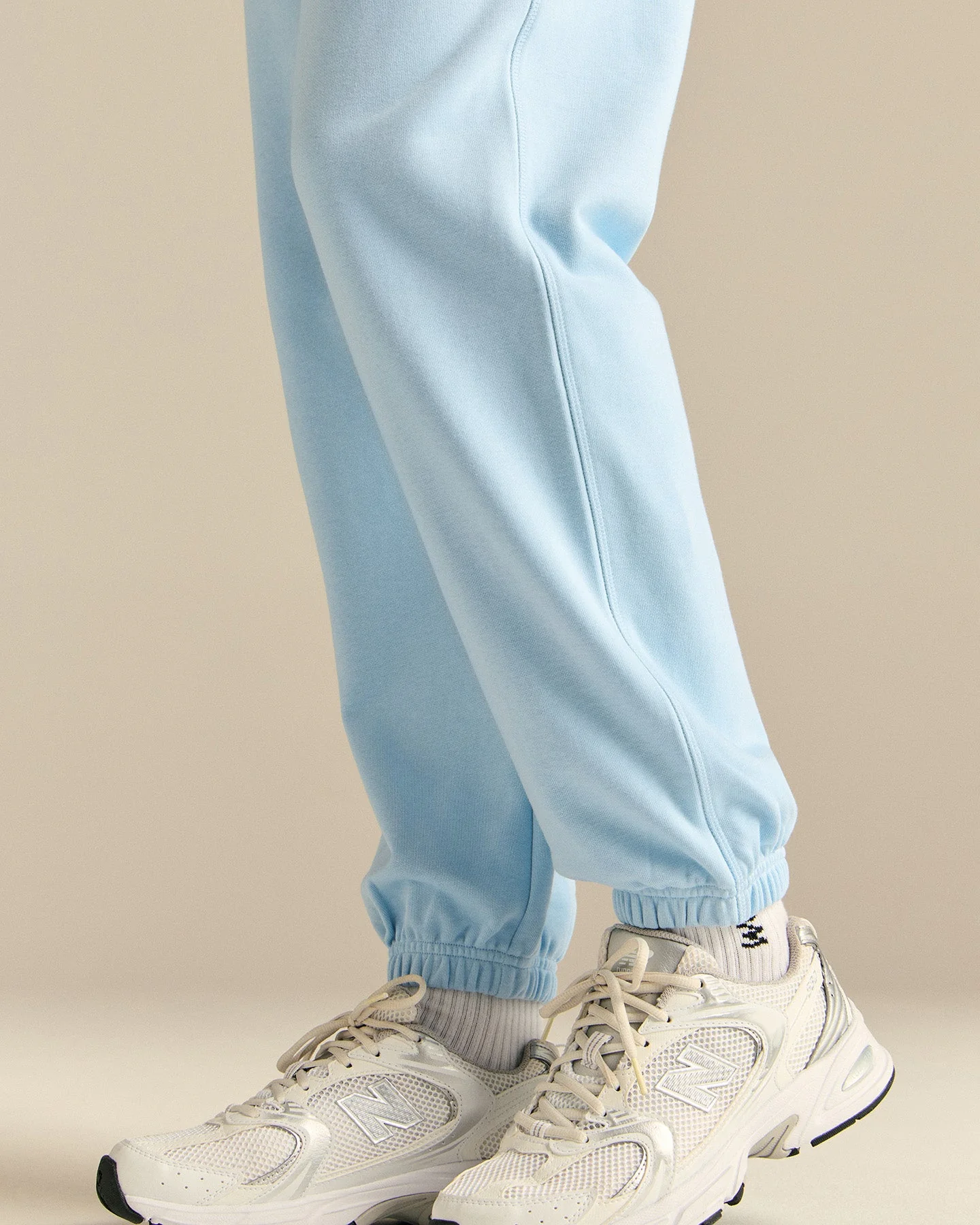 Comfort Cuffed Hem Joggers | Blue Haze - Image 2