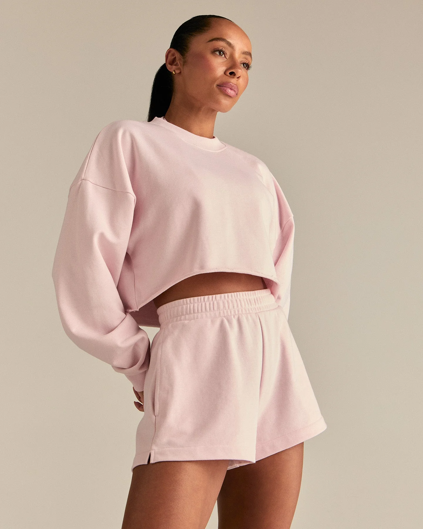 Comfort Lightweight Shorts | Ballet Pink - Image 8
