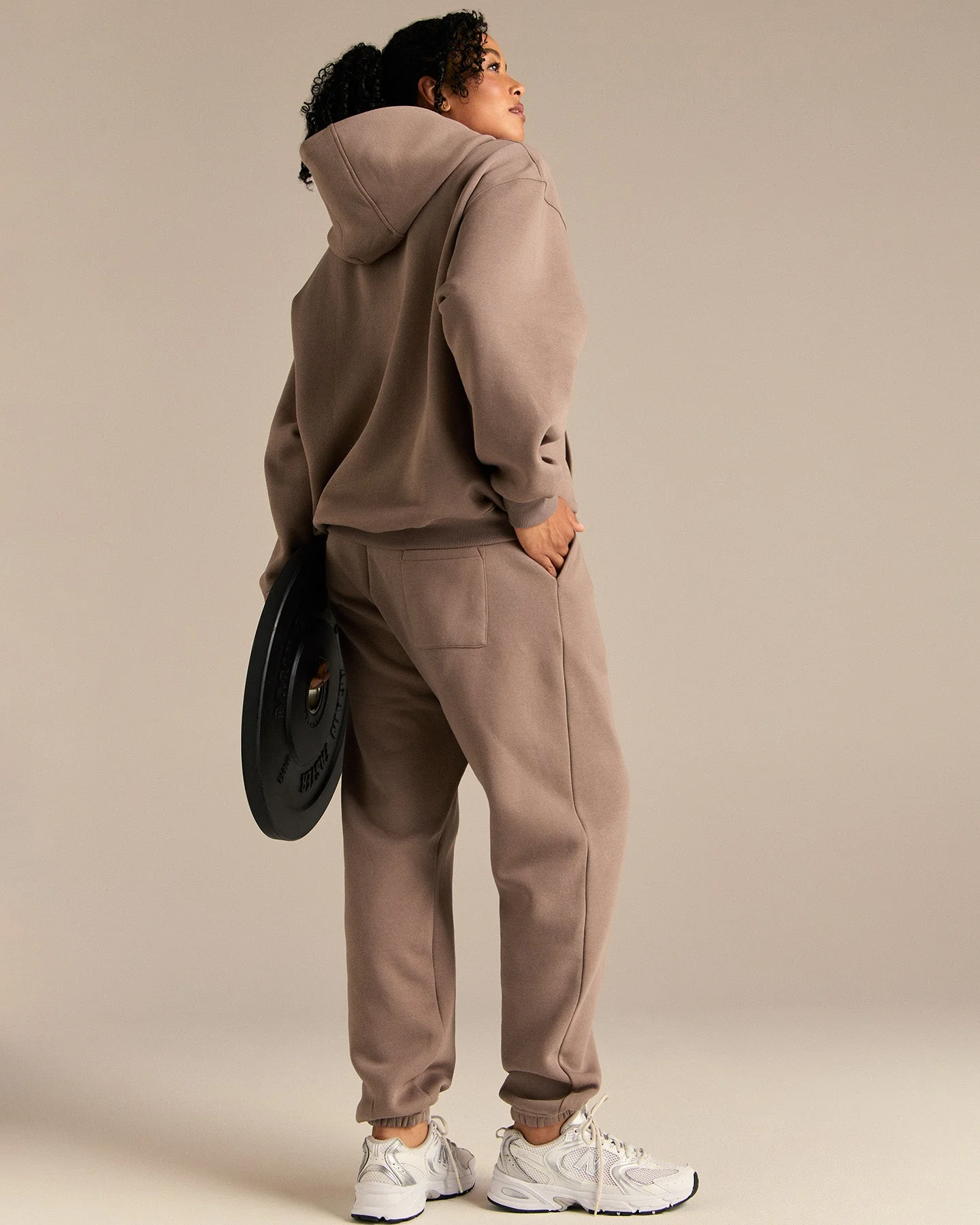 Comfort Sports Club Joggers | Taupe Grey - Image 8