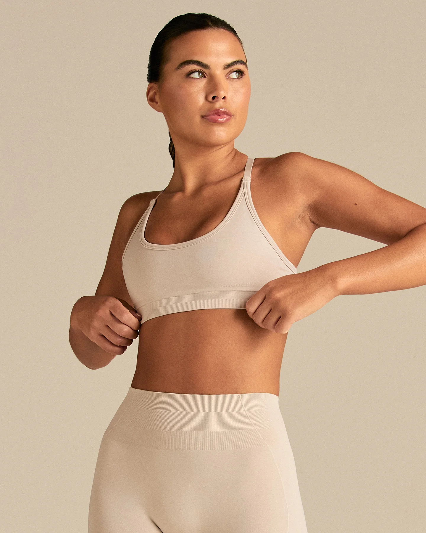 Define 2.0 Cross Back Bra | Stone