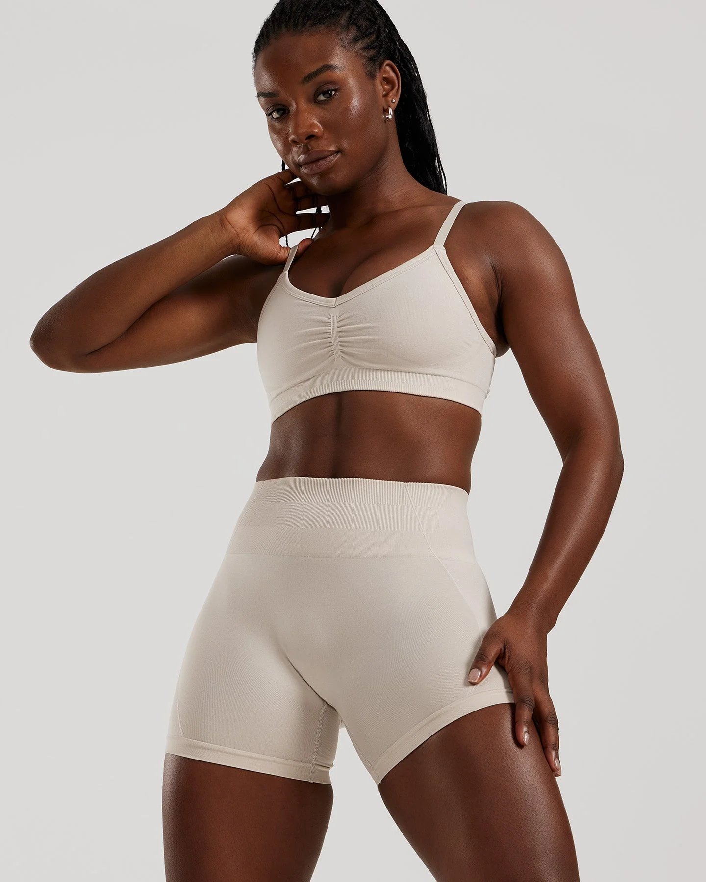 Define 2.0 Scrunch Bralette | Stone - Image 6