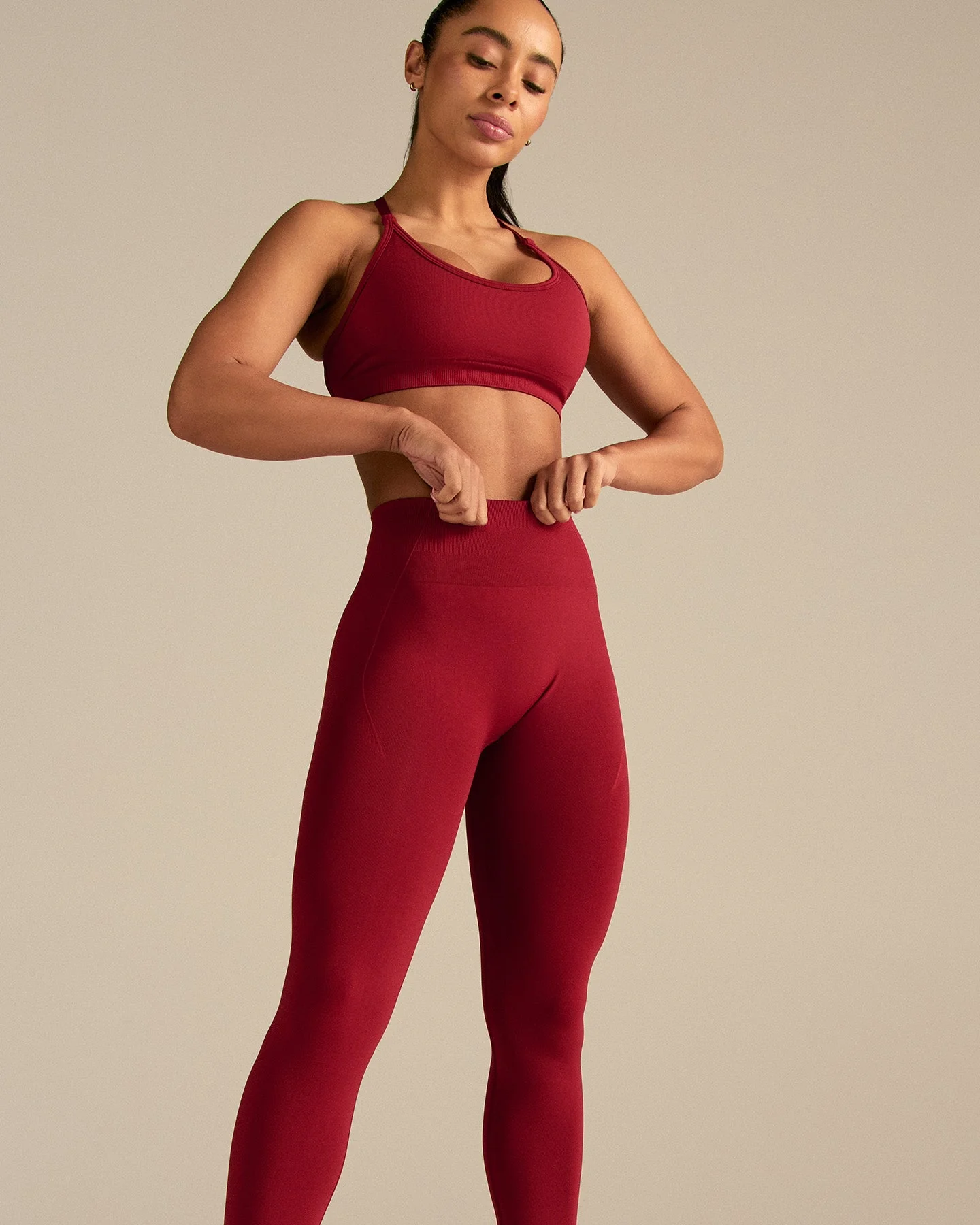Define 2.0 High Waist Scrunch Leggings | True Red - Image 7