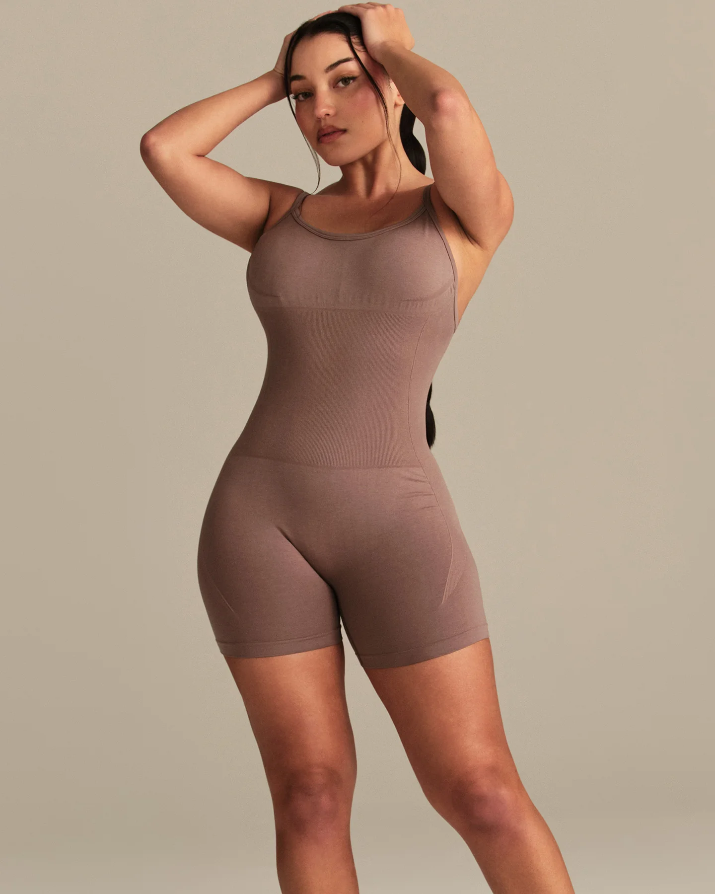 Define 2.0 Scrunch Short Unitard | Mocha - Image 7