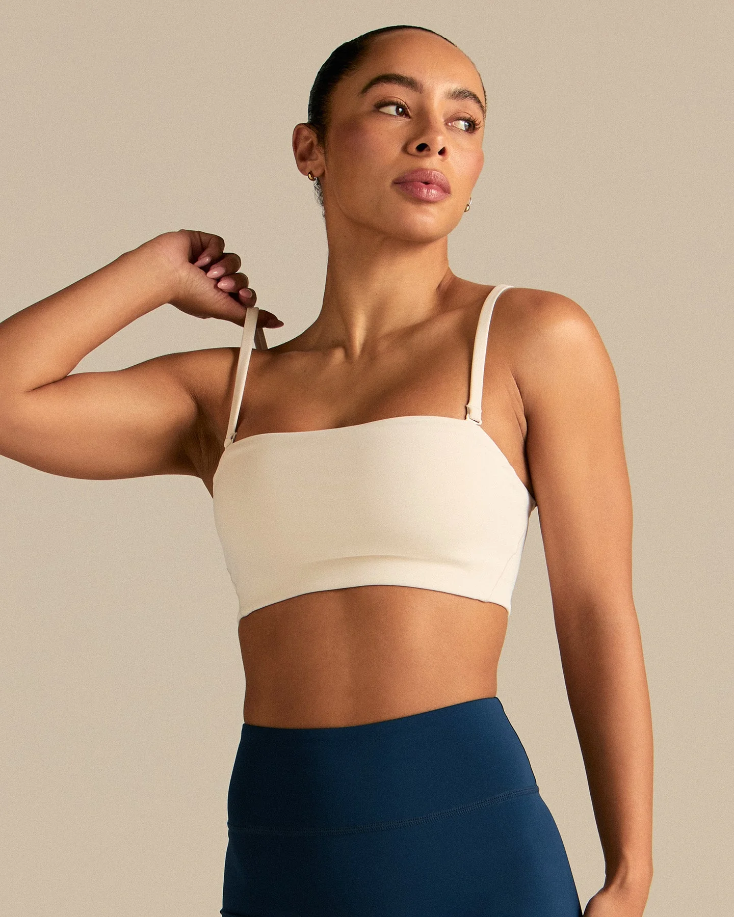 Essential Bandeau Convertible Bra | Coconut White