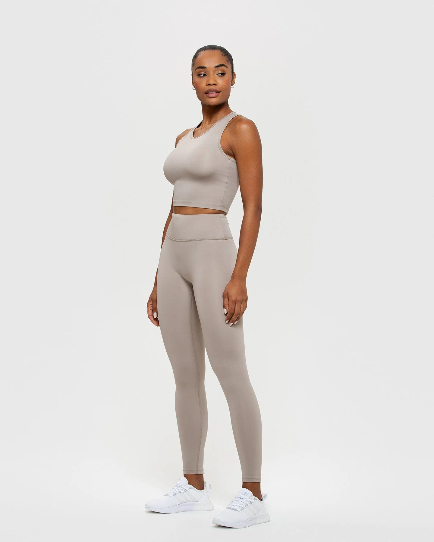 Essential Crop Tank Top | Buff - Image 3