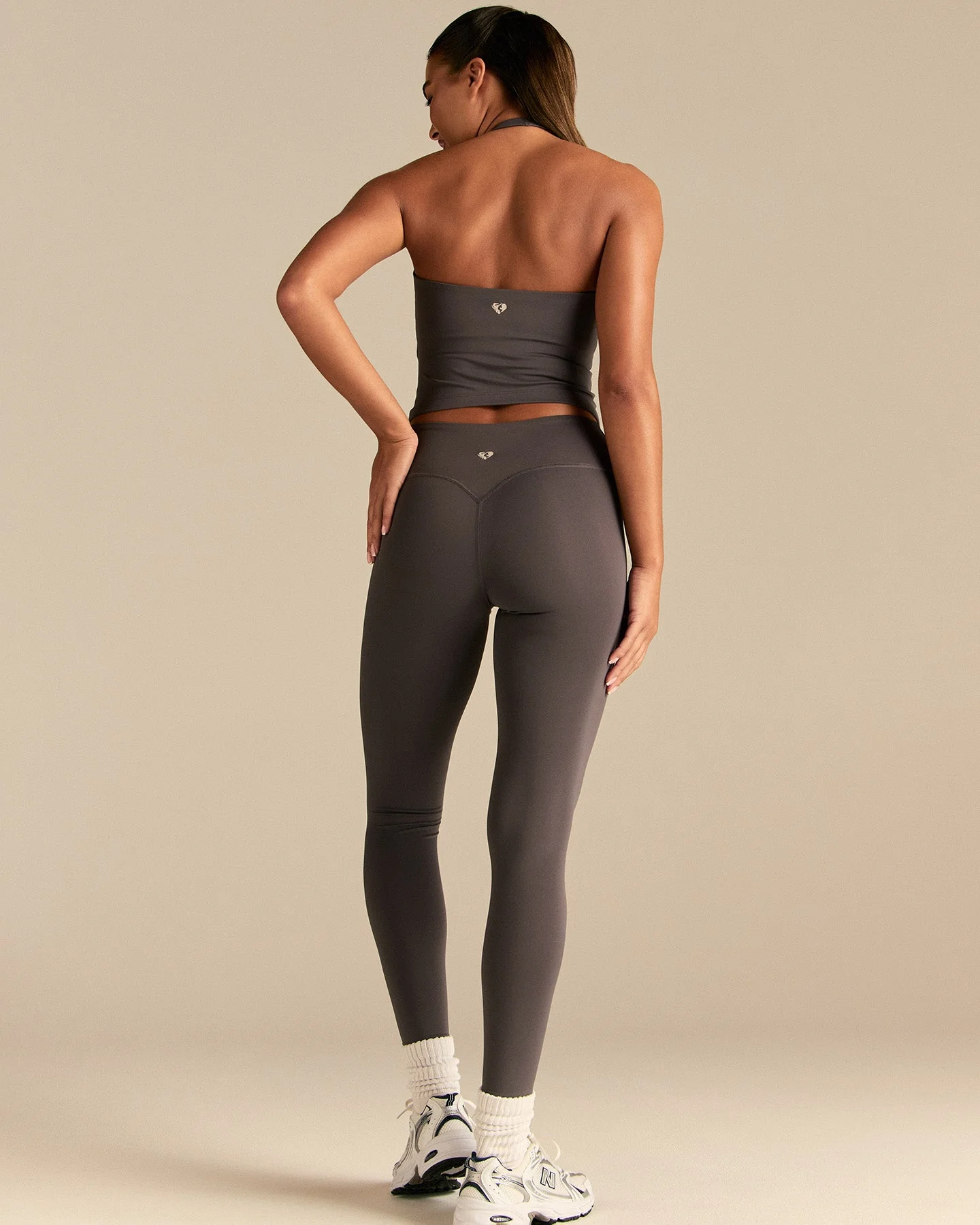 Essential Halter Tank | Slate Grey - Image 4