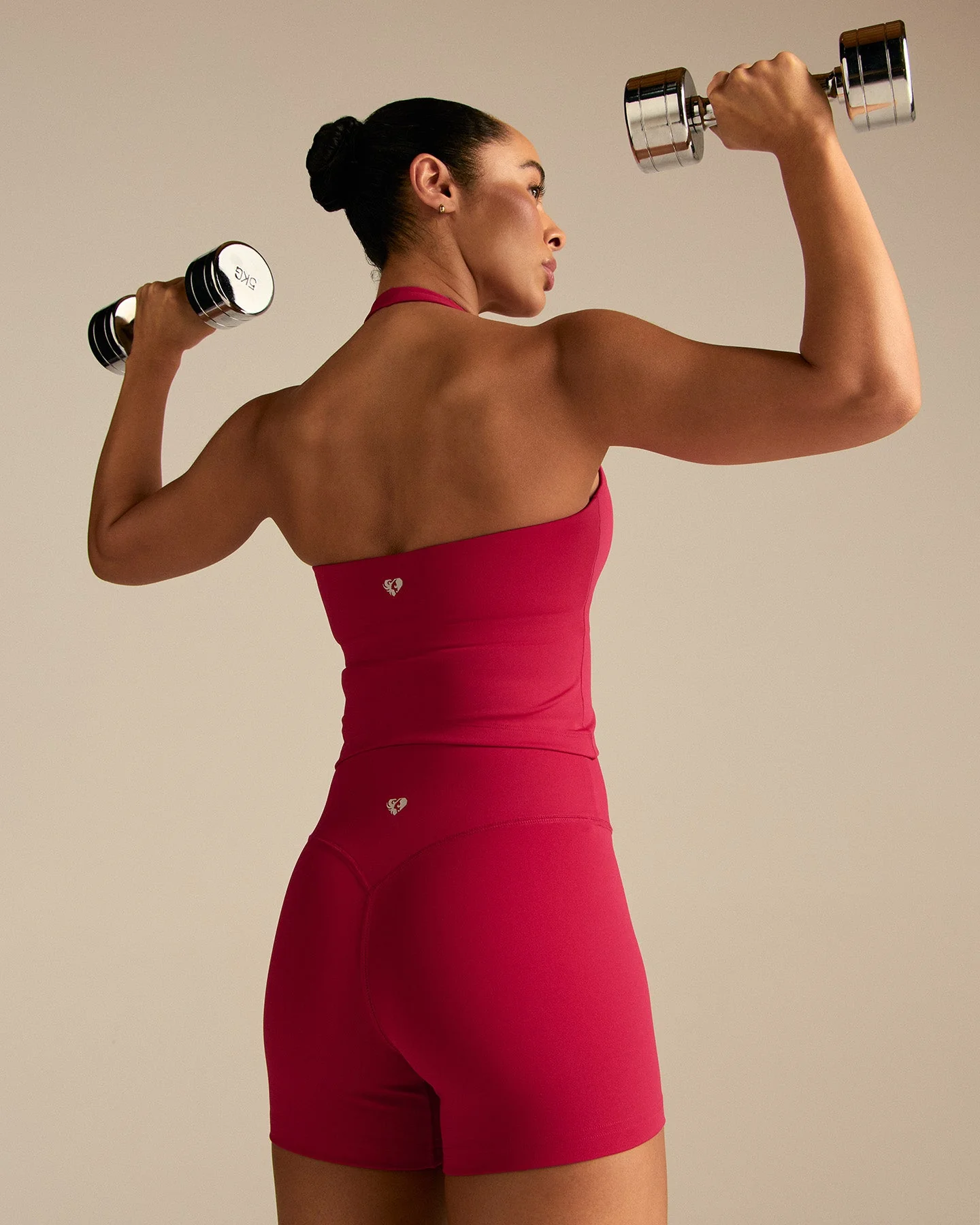 Essential Halter Tank | Strawberry Kiss - Image 2