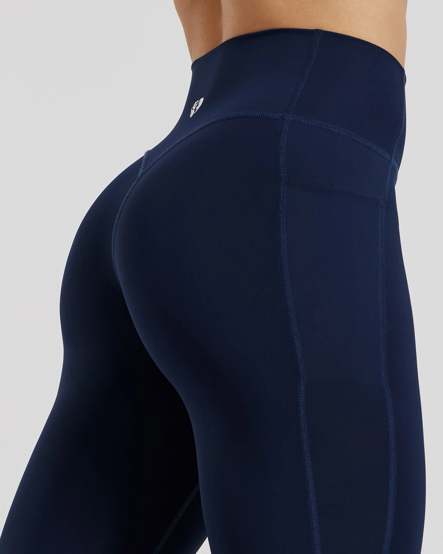 Essential High Waist Leggings with Pockets | Sapphire Blue - Image 2