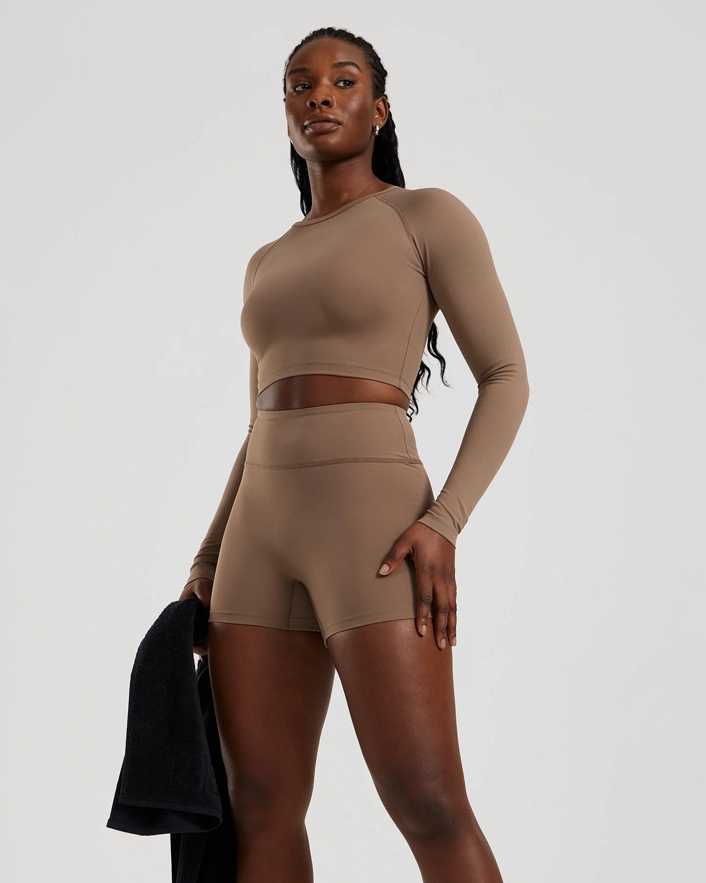 Essential Long Sleeve Crop Top | Caribou - Image 2
