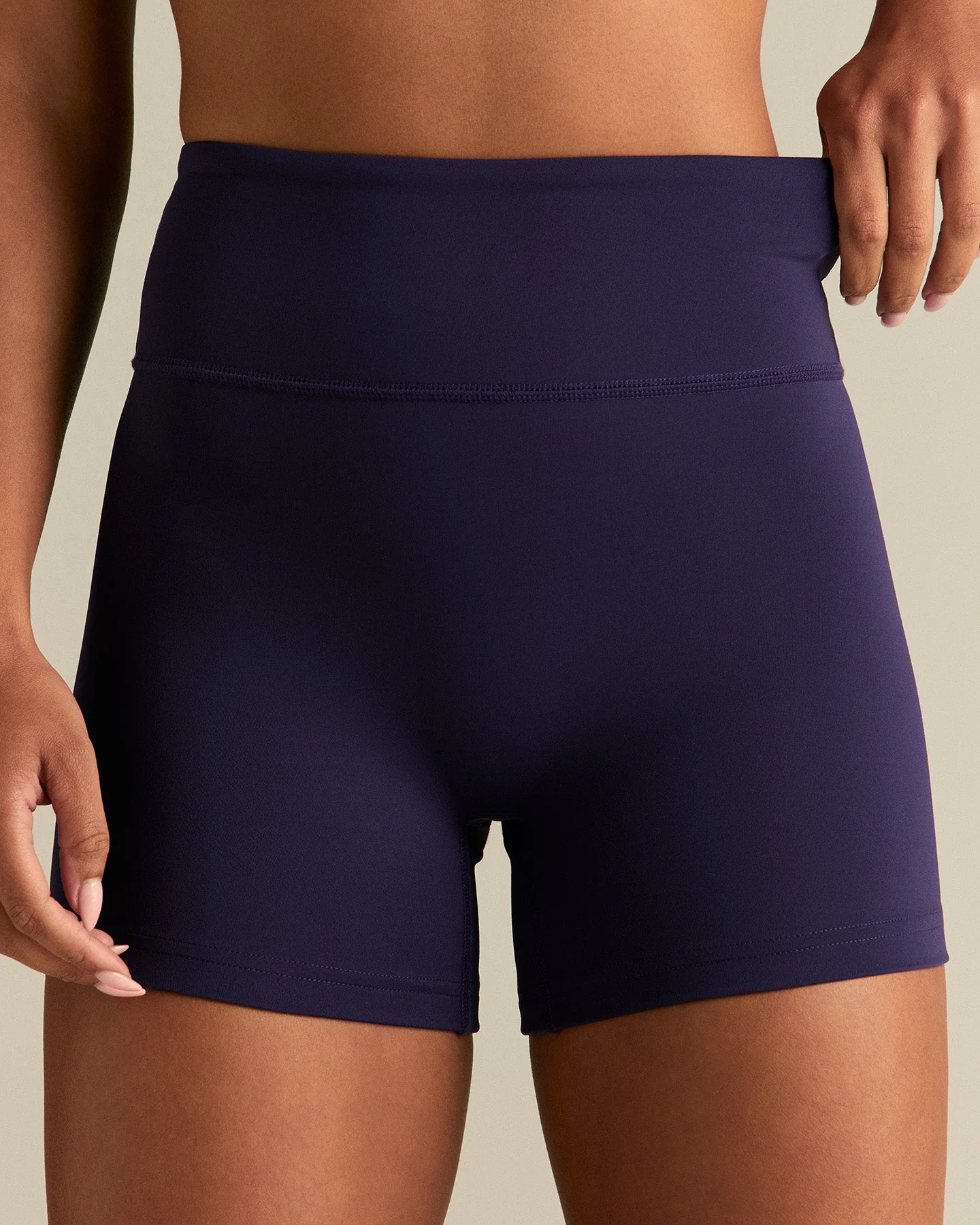 Essential High Waist Shorts | Mystic Purple - Image 7