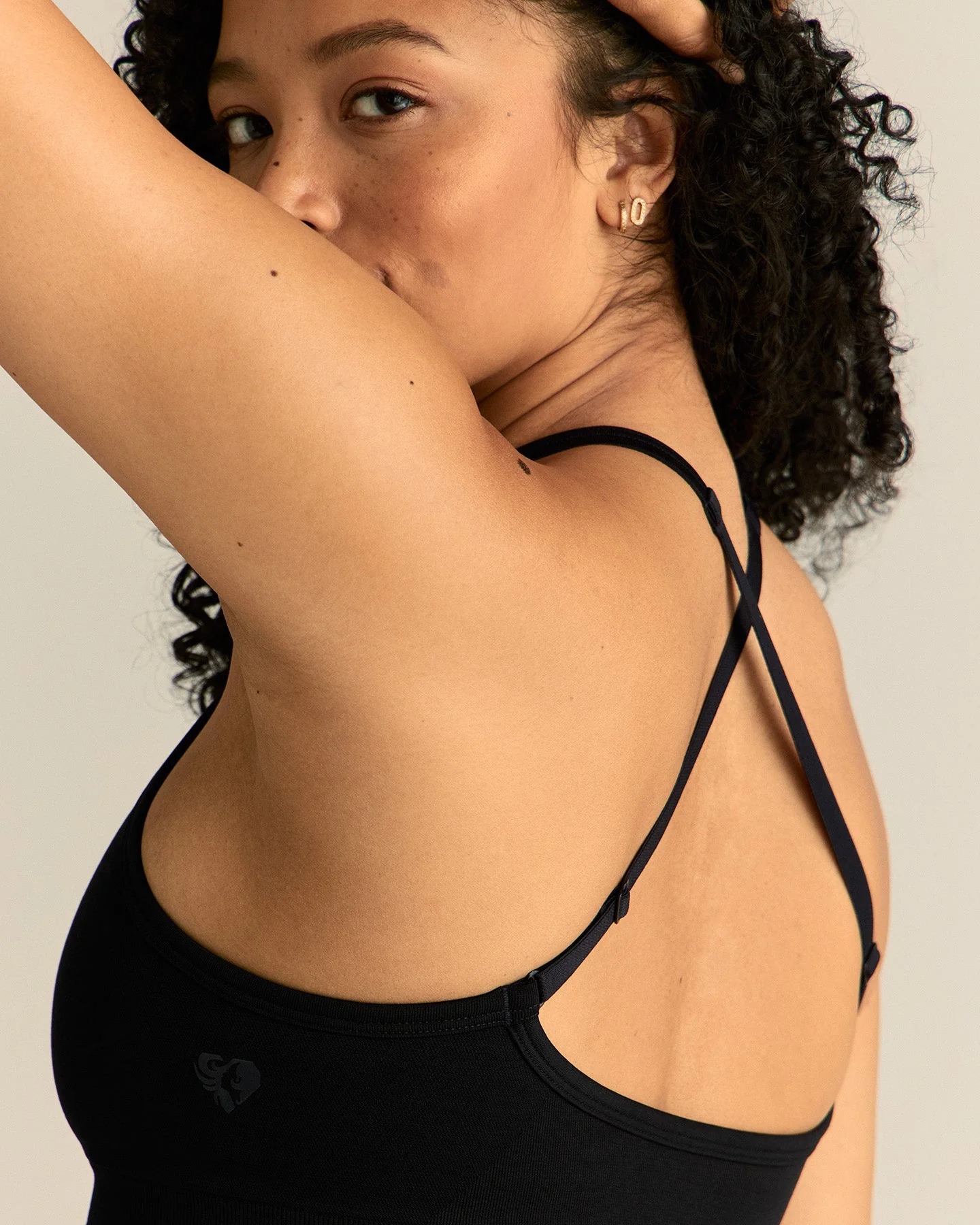 Motion Seamless Racer Front Bra | Black - Image 7