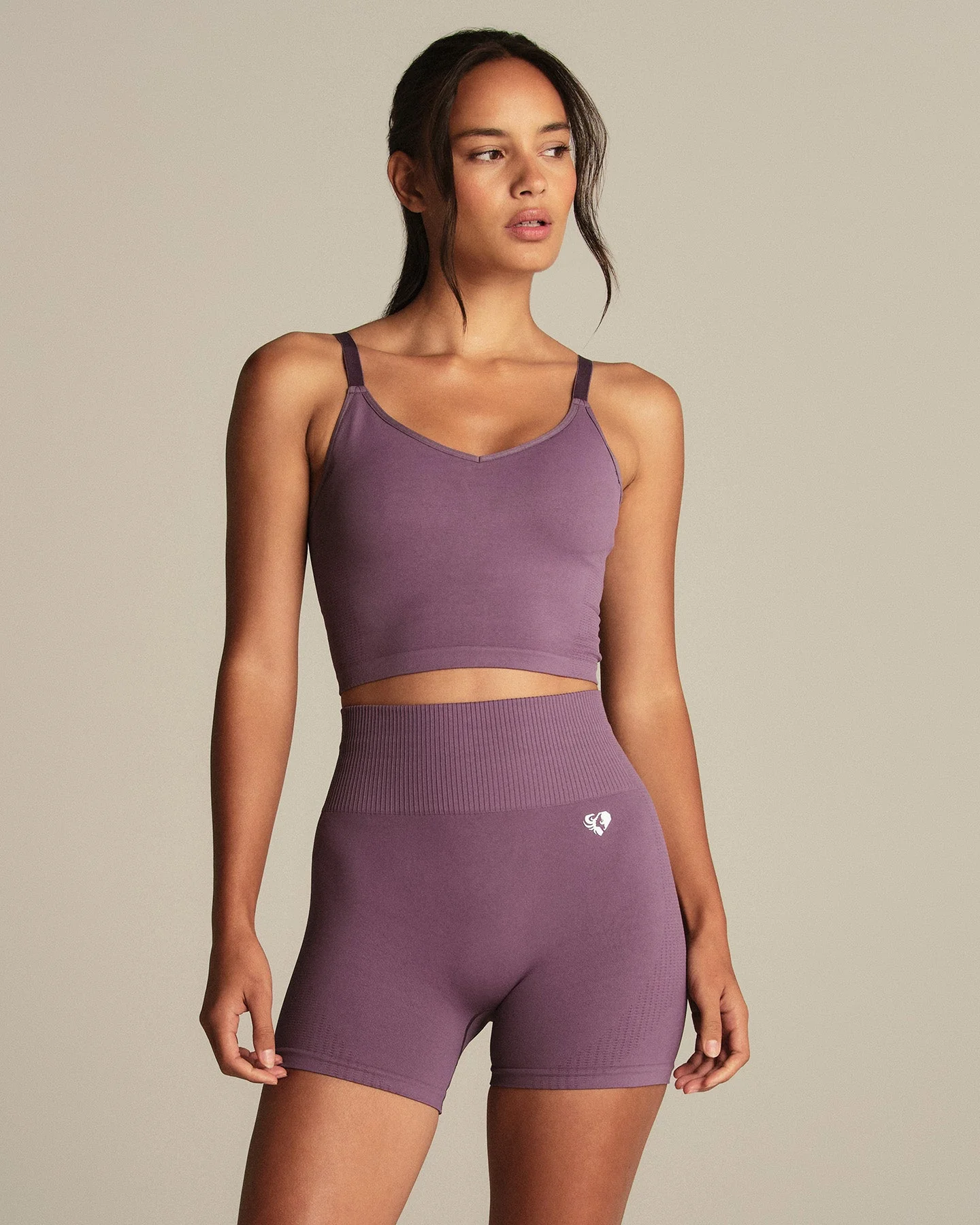 Power Built-In Bra Tank | Dusk Plum