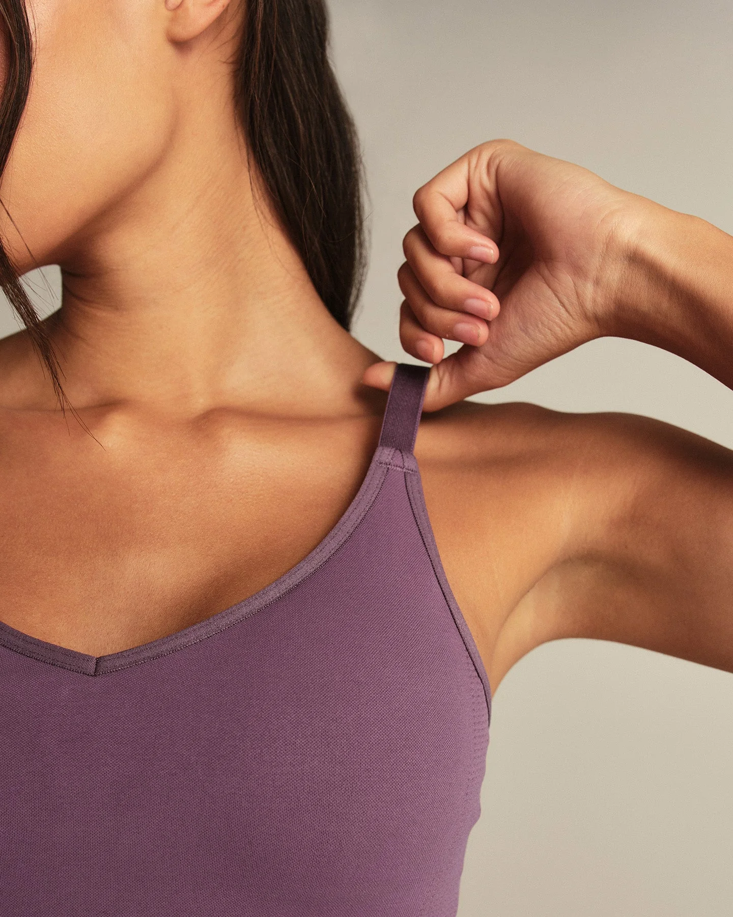 Power Built-In Bra Tank | Dusk Plum - Image 4