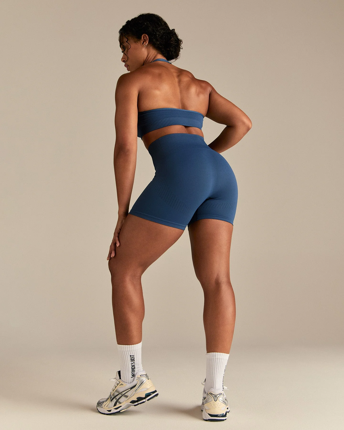 Power Halter Neck Bra | Blueberry - Image 6