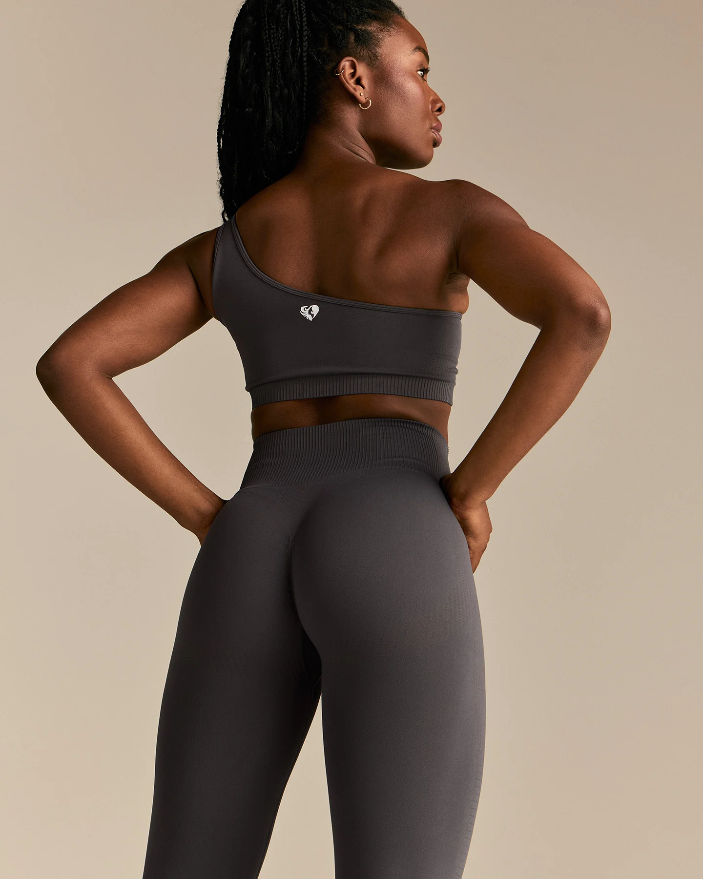 Power High Waist Scrunch Leggings | Graphite - Image 8