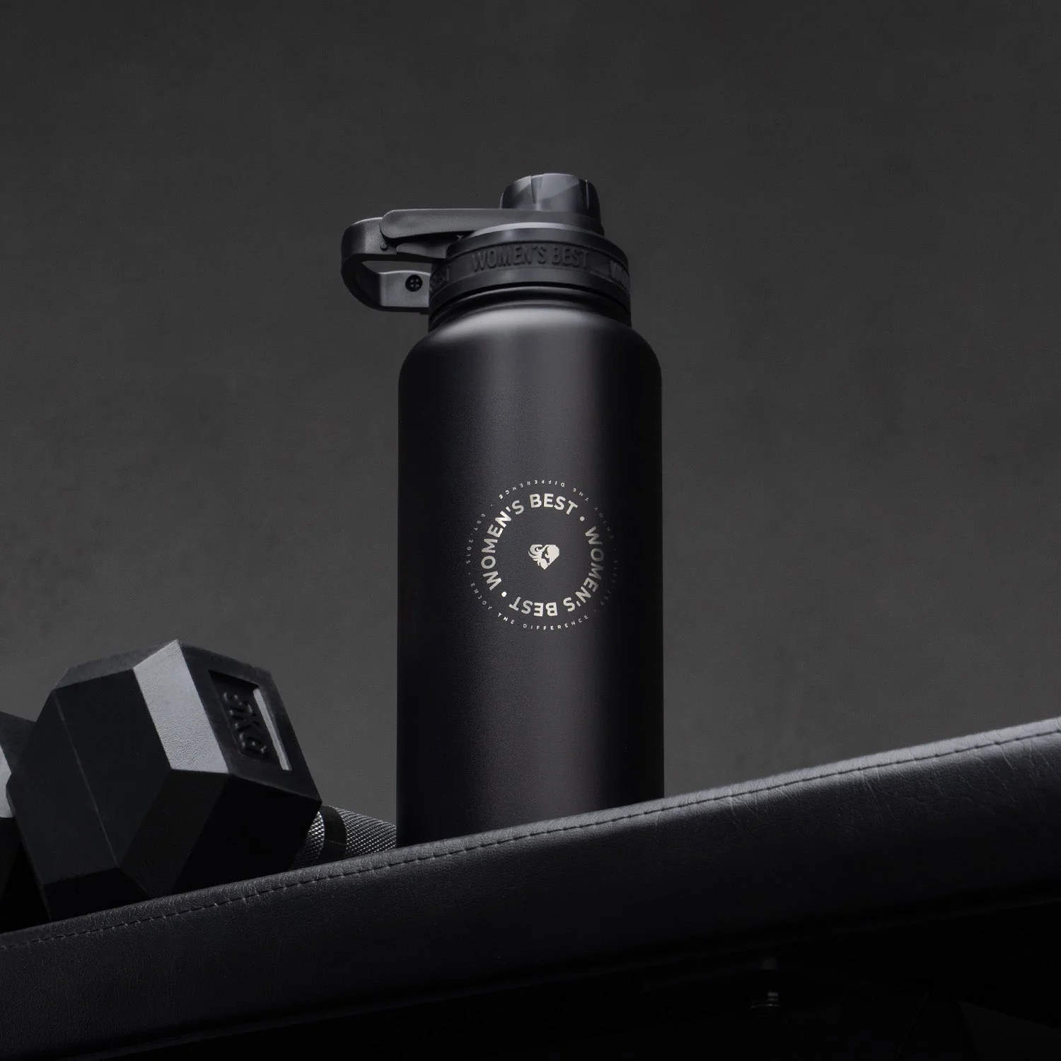 Stainless Steel Sports Bottle | Black - Image 5