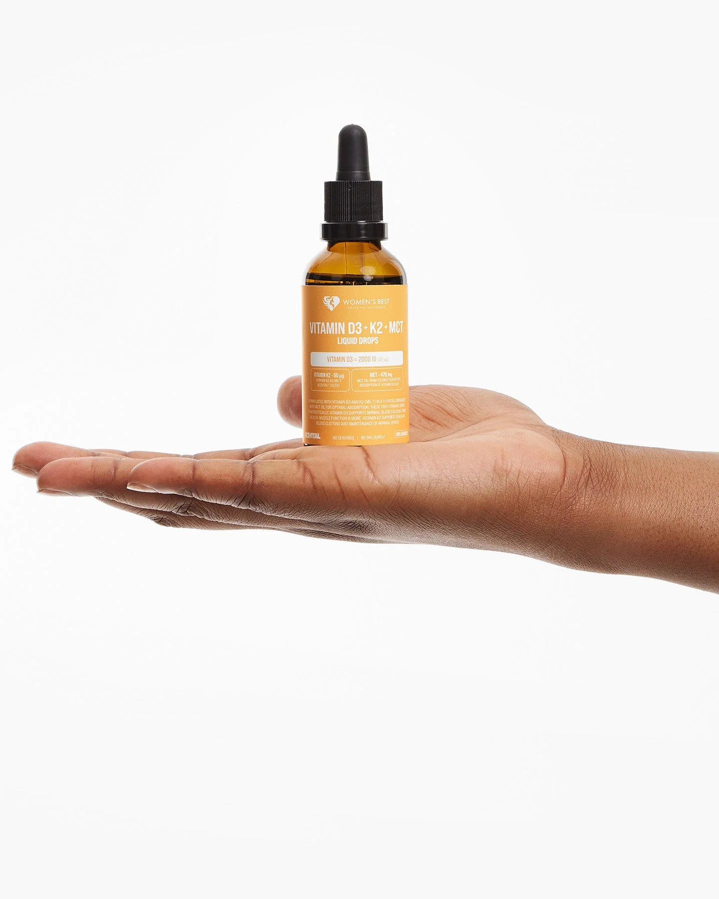 Vitamin D3 + K2 + MCT Liquid Drops (2,000IU) - Image 3